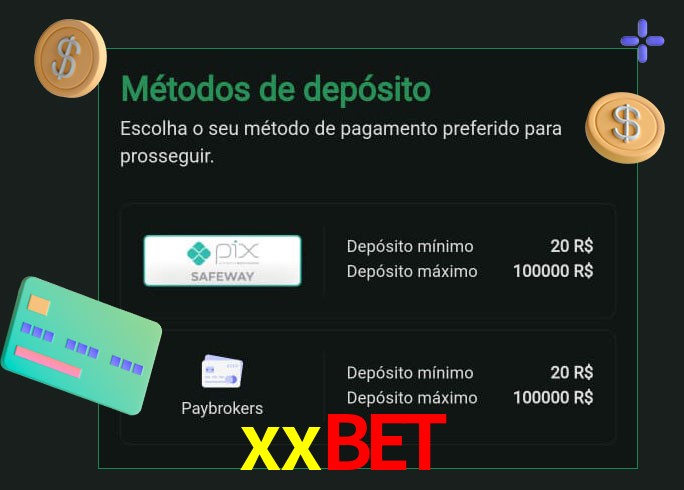 O cassino xxbet oferece uma grande variedade de métodos de pagamento